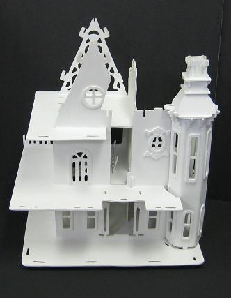 Fantasy Villa Dollhouse Kit Middlebury Homestead f2